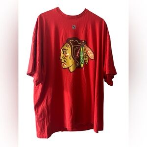 Reebok NHL.. Chicago Blackhawks Team Primary Men's size XXL Kane Logo T-Shirt